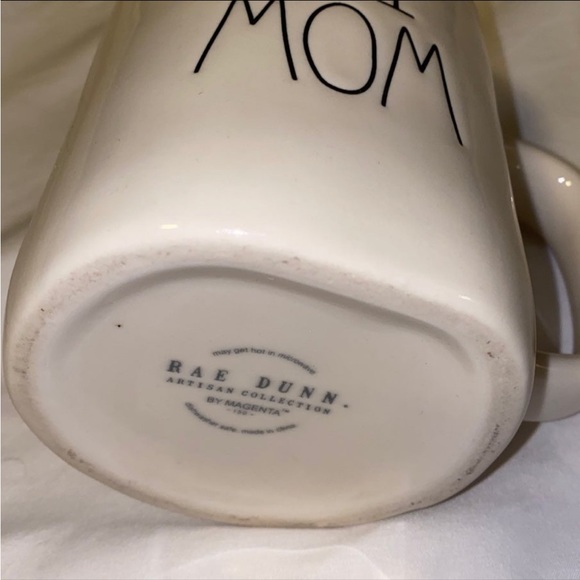 Rae Dunn # 1 MOM Coffee Mug Cup - Ceramic - Picture 2 of 5